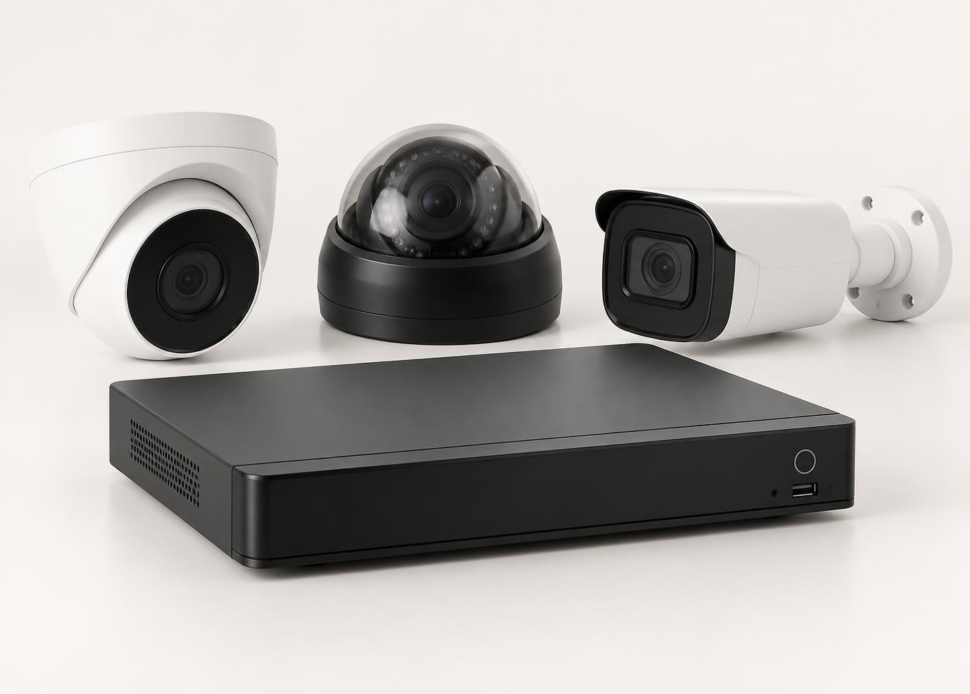 CCTV cameras and network video recorder